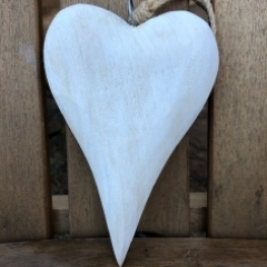Colourwashed Hearts - Grey