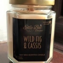 A Close Up of a Scented Soy Wax Candle Jar